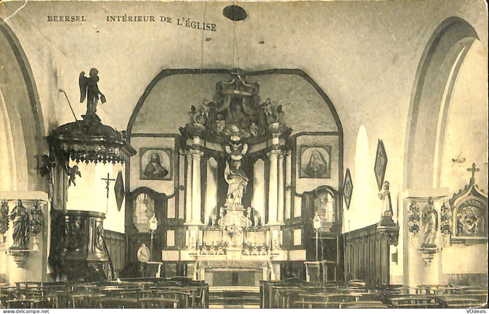 Belgique - Brabant Flamand - Beersel - Intérieur De L'Eglise - Beersel