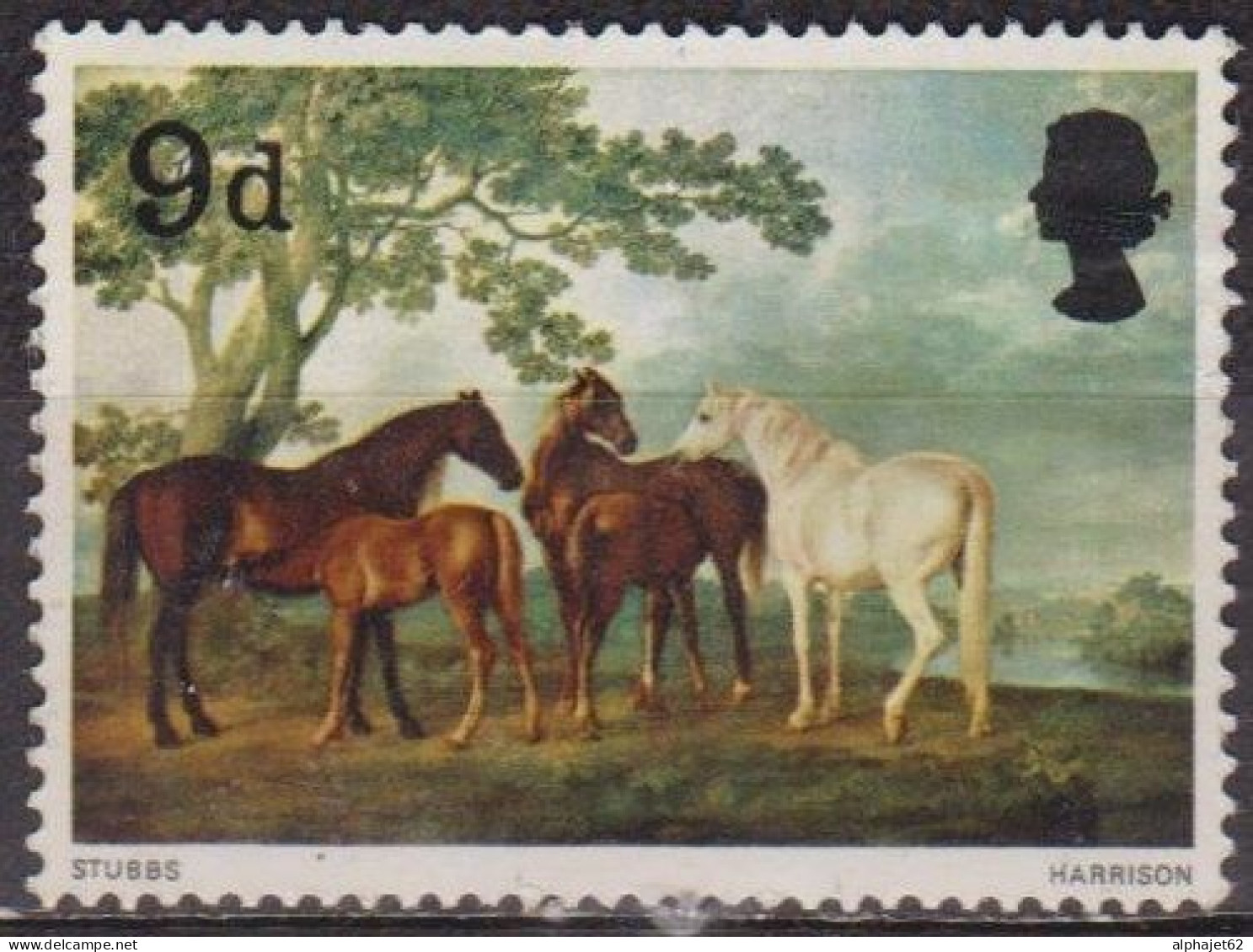 Art, Peinture - GRANDE BRETAGNE - Chevaux Et Paysage De Georges Stubbs - N° 492 * - 1967 - Unused Stamps