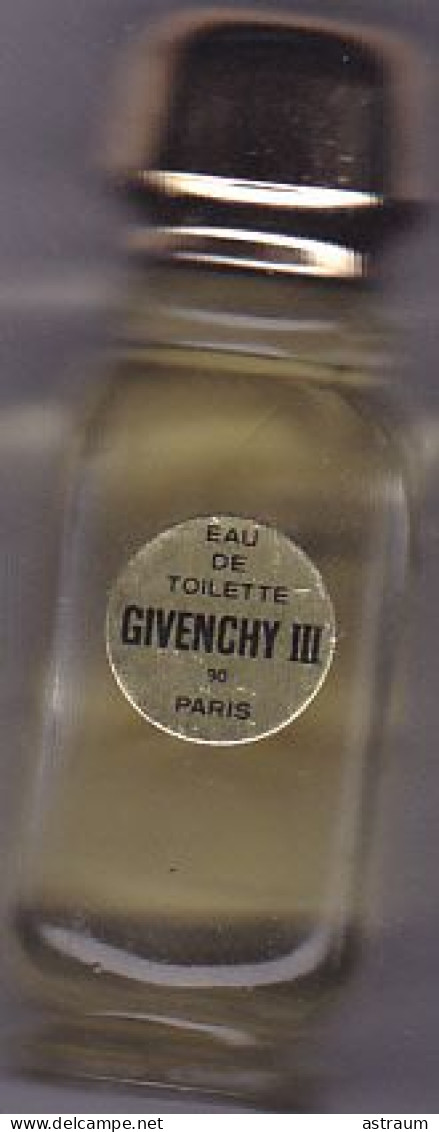 Lot 2 Miniature Vintage Parfum - Givenchy - EDT + EDP  - Givenchy III - Pleine Sans  Boite 4ml - Miniatures Femmes (sans Boite)
