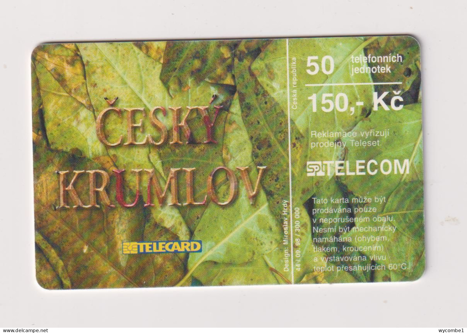 CZECH REPUBLIC - Cesky Krumlov Chip Phonecard - Czech Republic