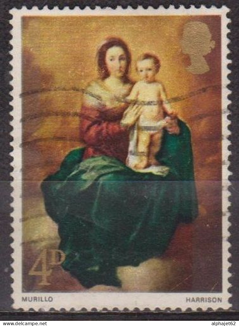 Noel - GRANDE BRETAGNE - Vierge Et L'enfant Par Murillo - N° 500 - 1967 - Usados