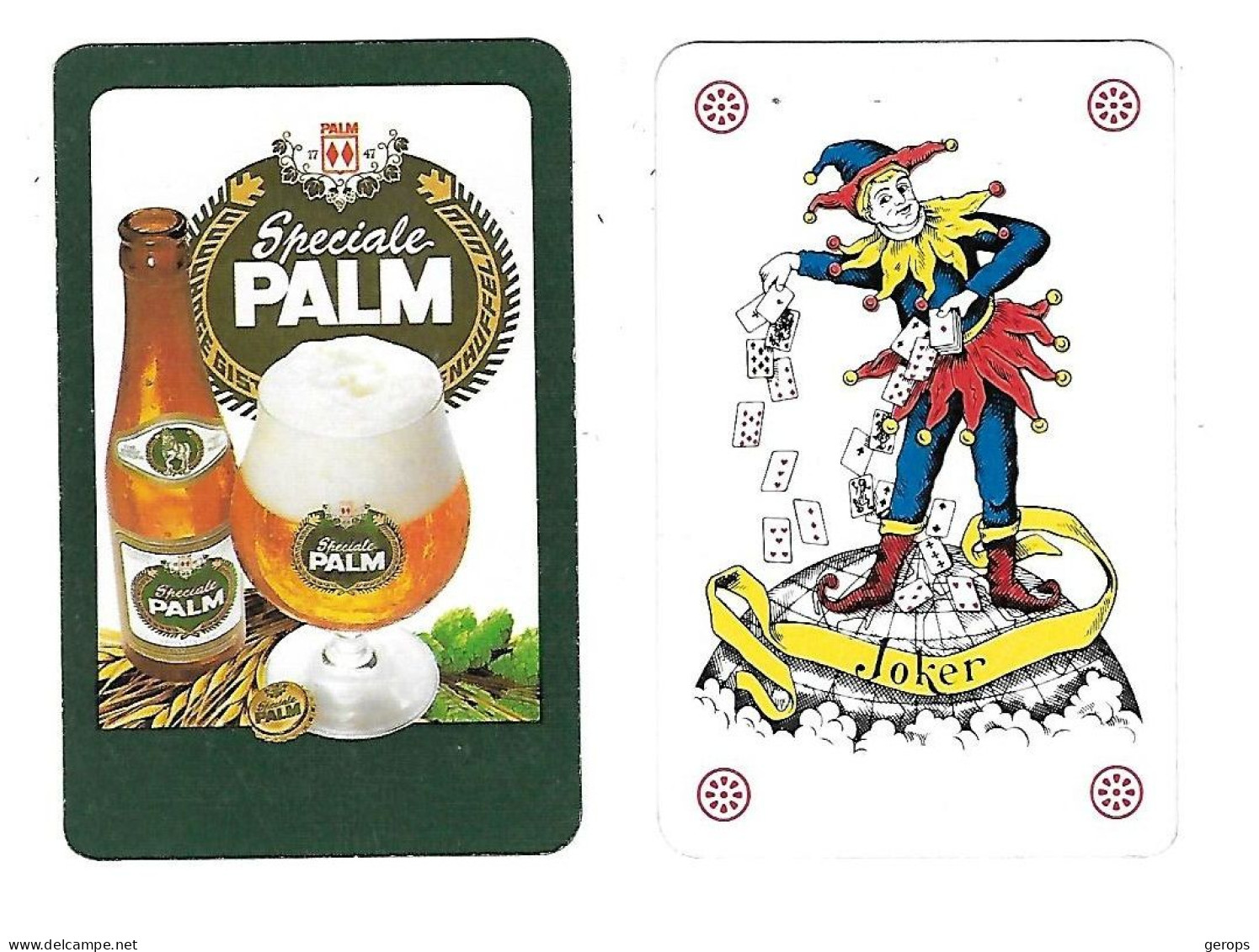 126a 1 Losse Speelkaart Brij. Palm Steenhuffel Rv Joker - Other & Unclassified