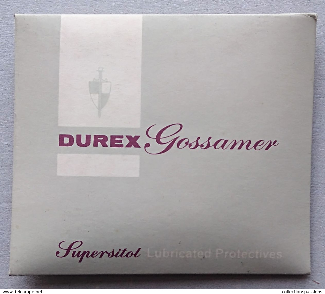 - Ancienne Boite De Préservatifs Durex - Objet De Collection - Pharmacie - - Medizinische Und Zahnmedizinische Geräte