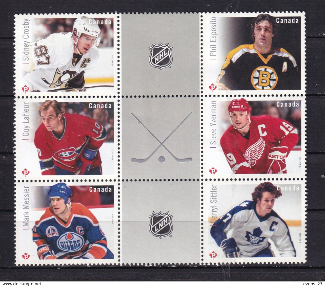 CANADA-2016-ICE HOCKEY PLAYERS-SHEET -MNH - Blocks & Sheetlets