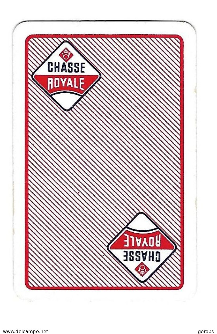 140a  1 Enkele Speelkaart Brie. Chasse Royale Brussel - Altri & Non Classificati