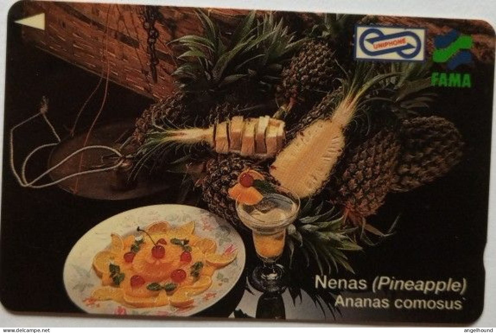 Malaysia Uniphonekad $10  GPT  91MSAC - Nena's Pineapple - Ananas Comosus - Malaysia