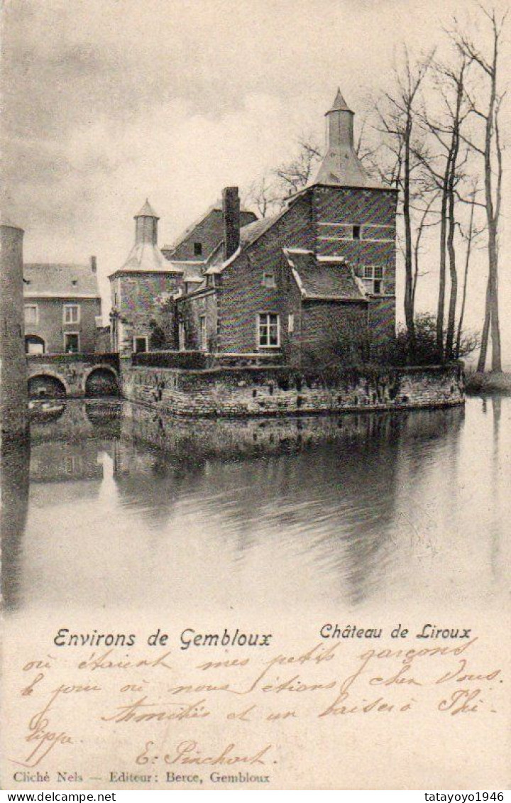 Environs De Gembloux   Chateau De Liroux Voyagé En 1903 - Gembloux