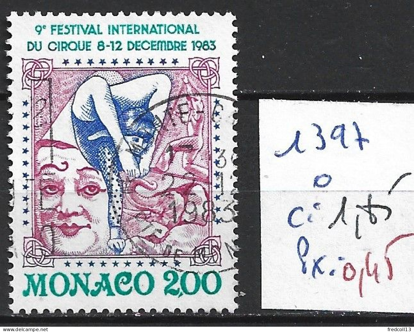 MONACO 1397 Oblitéré Côte 1.85 € - Used Stamps