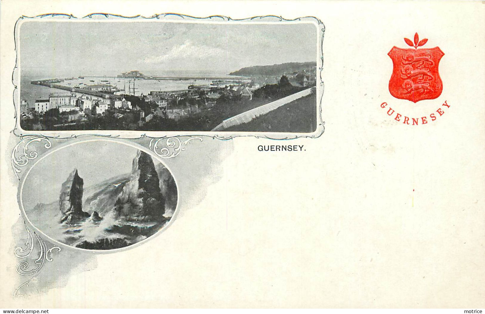 GUERNSEY -le Port, Lot De 2 Cartes Illustrées. - Guernsey