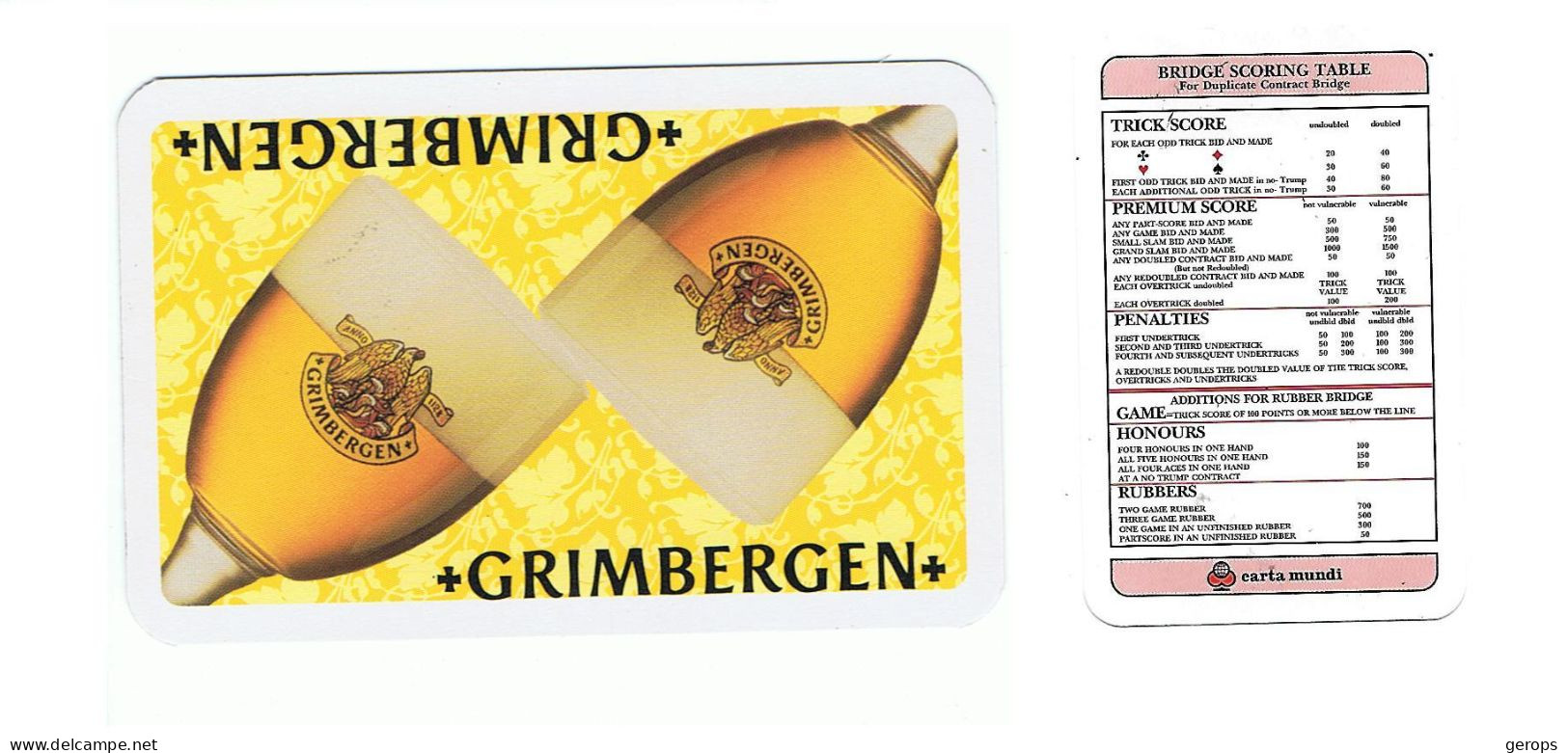 155a 1 Losse Speelkaart Brij. Maes Waarloos  Grimbergen - Otros & Sin Clasificación