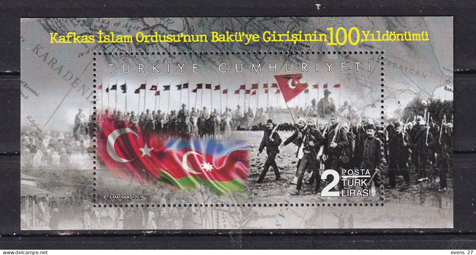 TURKEY-2018--MILITARY SOLDIERS-SHEET -MNH - Ungebraucht