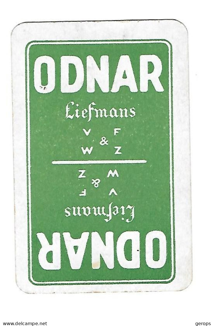 159a 1 Losse Speelkaart Brij. Liefmans Oudenaarde - Autres & Non Classés