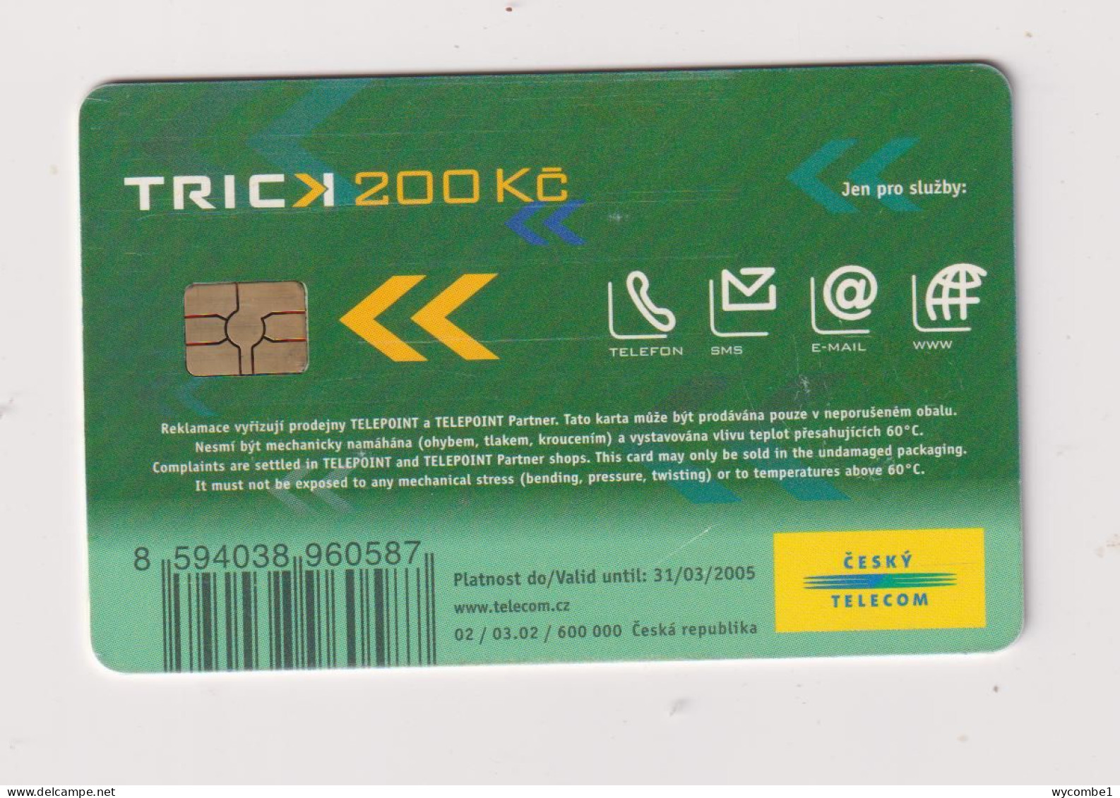 CZECH REPUBLIC - Trick Chip Phonecard - Tchéquie