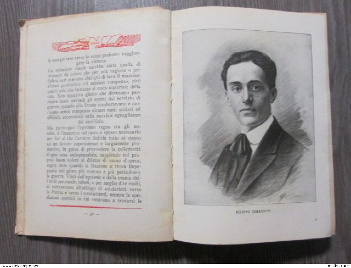 (S6) Libro 1919 - MARIO GIAMPAOLI Libreria Del Littorio Anno 1928 - Oorlog 1914-18