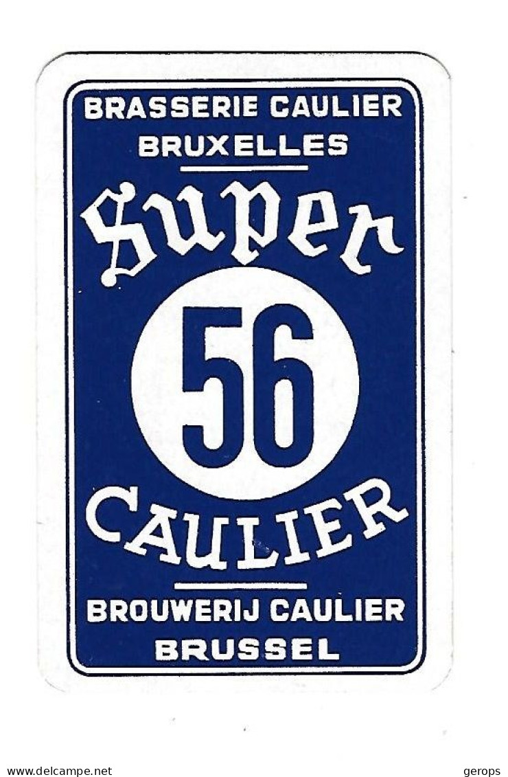 168a 1 Losse Speelkaart Brij. Caulier Brussel - Other & Unclassified