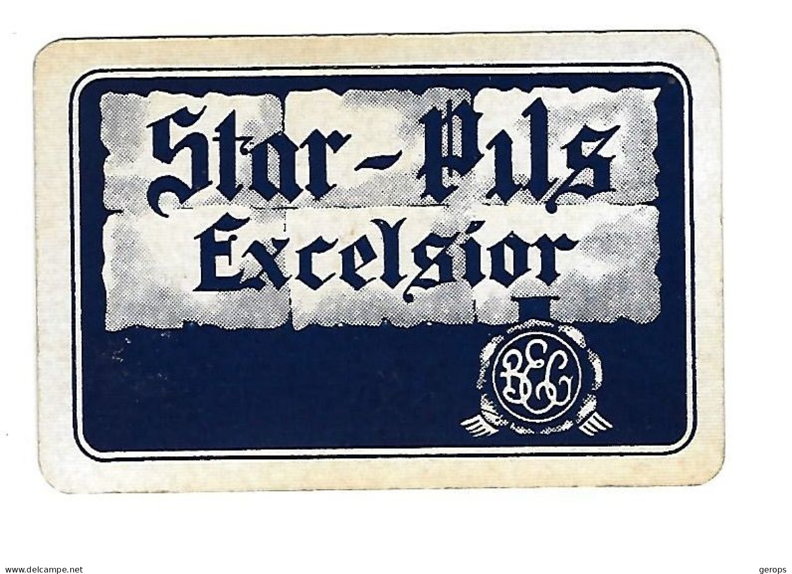 180a 1 Losse Speelkaart Brij. Excelsior Gent - Altri & Non Classificati