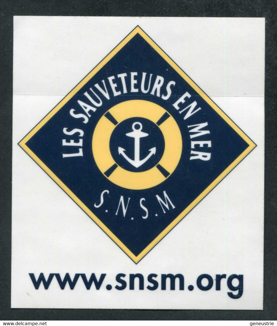Sticker Autocollant SNSM - Les Sauveteurs En Mer - S.N.S.M. - Marine