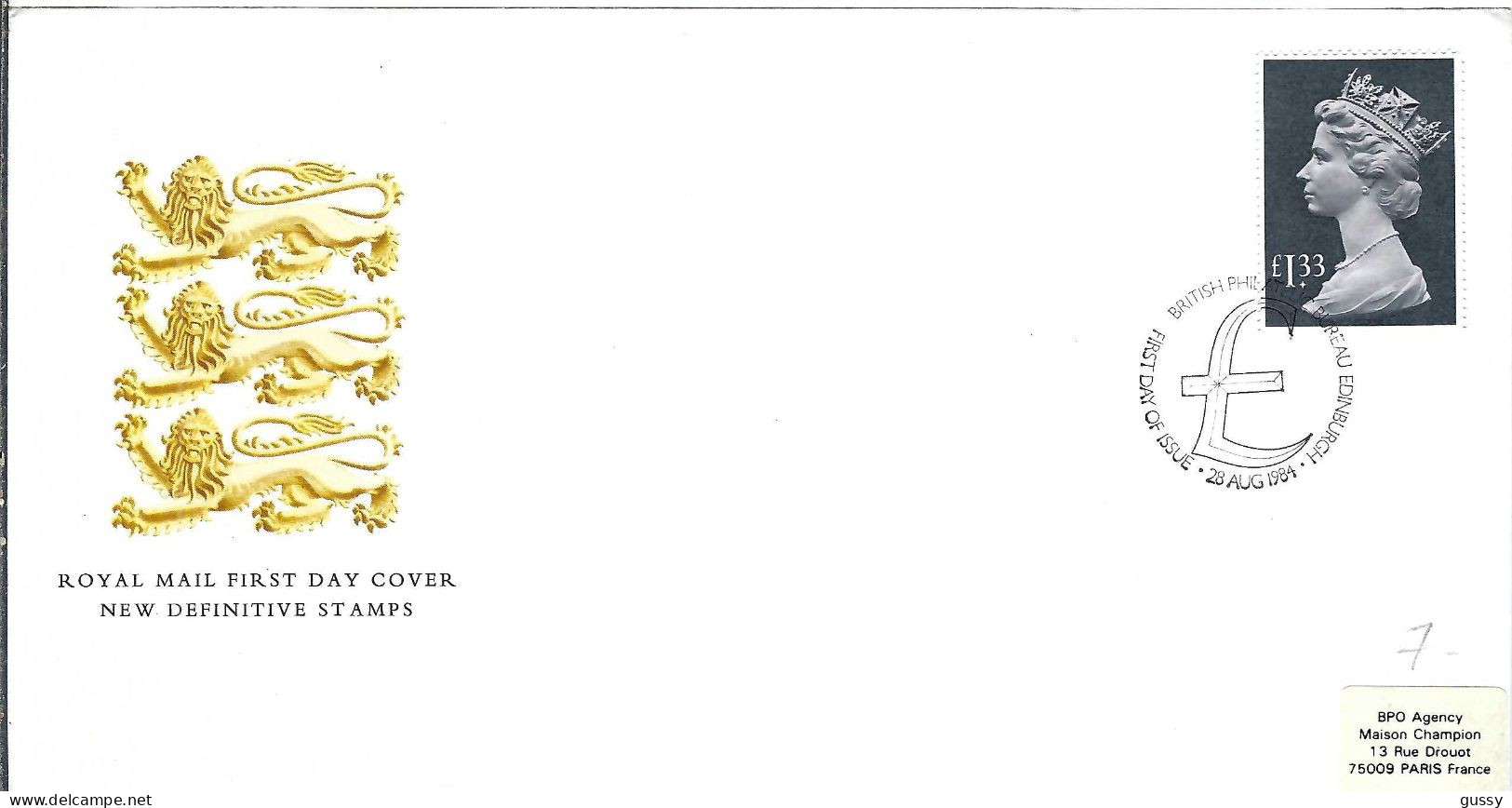 GRANDE BRETAGNE Ca.1984: FDC - 1981-1990 Decimal Issues