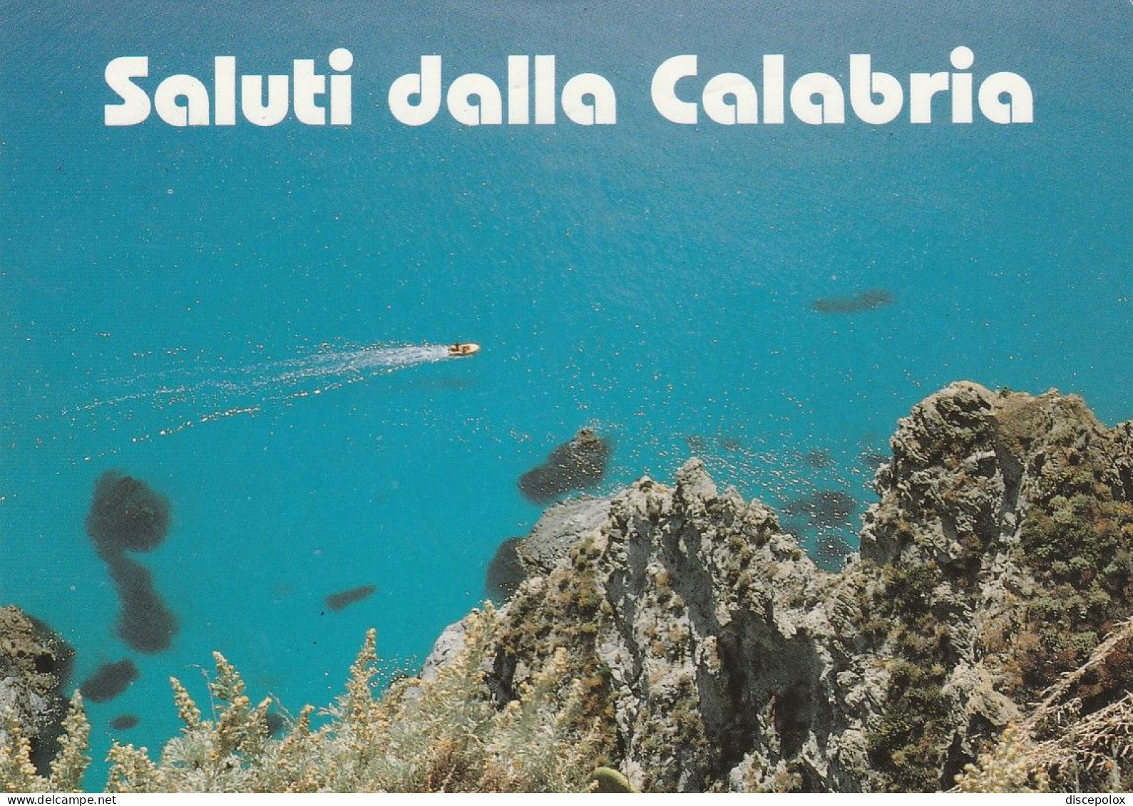 U5376 Saluti Dalla Calabria - Panorama Da Una Scogliera / Viaggiata 1996 - Andere & Zonder Classificatie