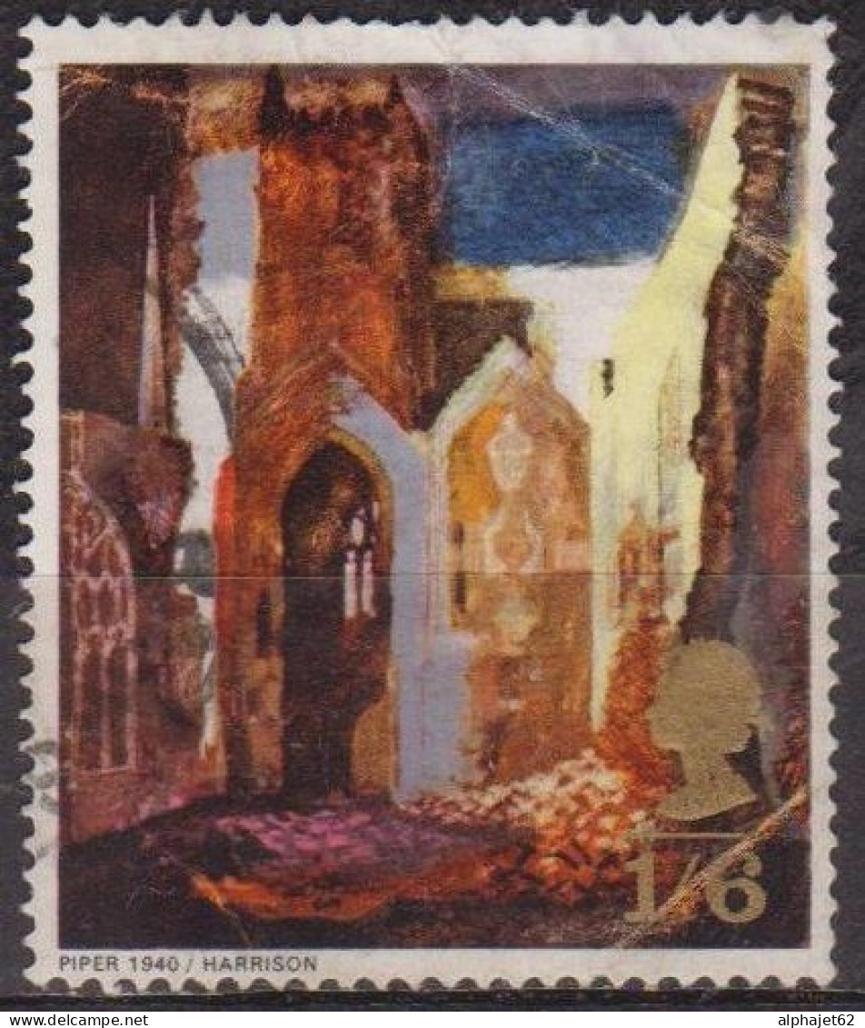 Art, Peinture - GRANDE BRETAGNE - Ruine De L'église De Bristol - N° 544 - 1968 - Used Stamps