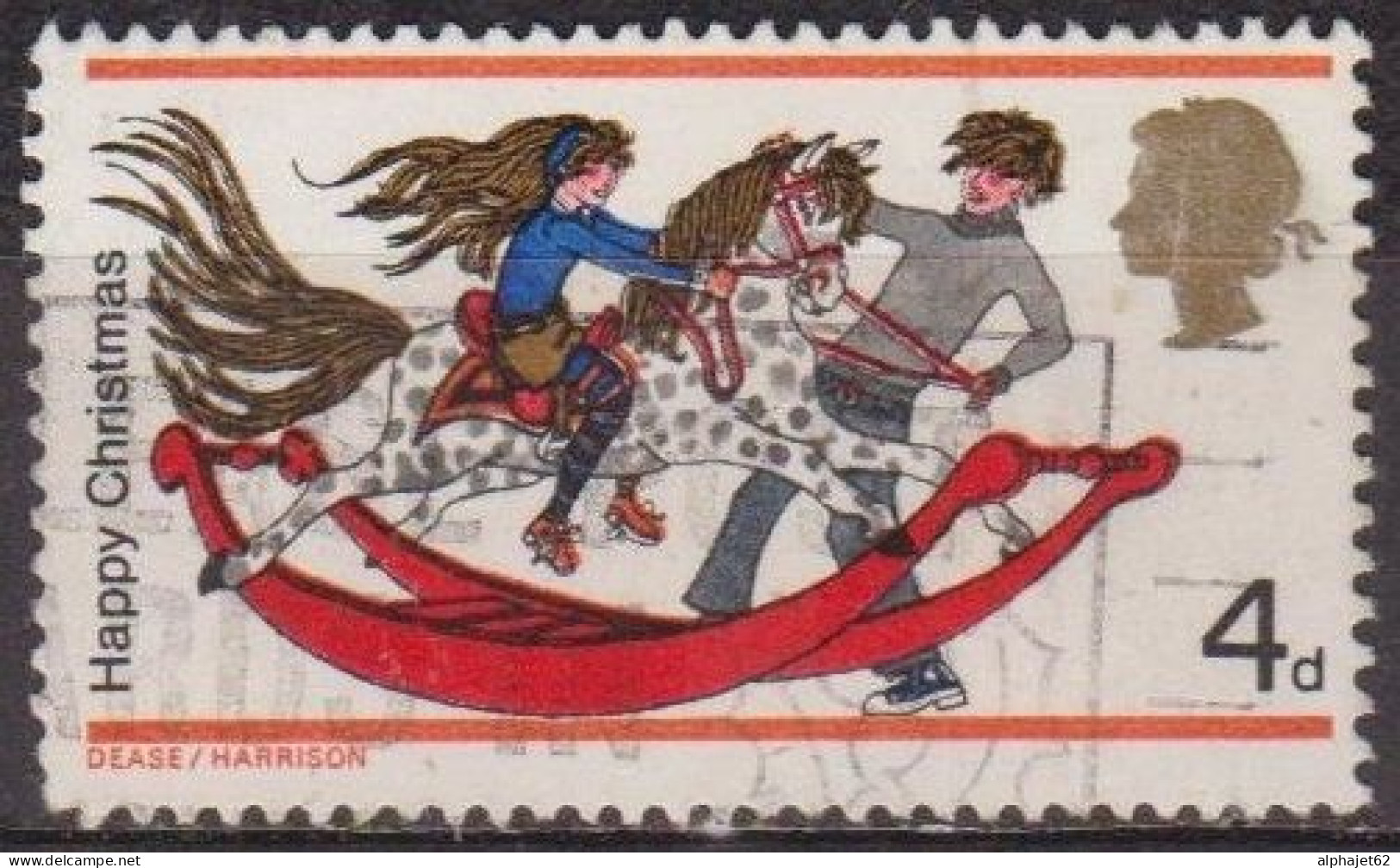 Noel - Jouet - GRANDE BRETAGNE - Cheval De Bois à Basculev- Enfants - N° 546 - 1968 - Used Stamps