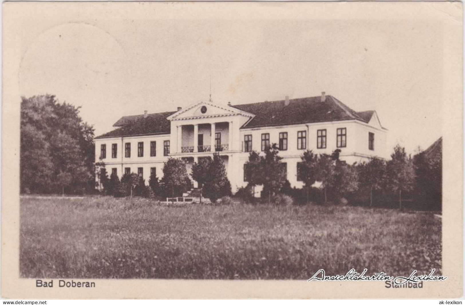 Ansichtskarte Bad Doberan Stahlbad 1926  - Bad Doberan