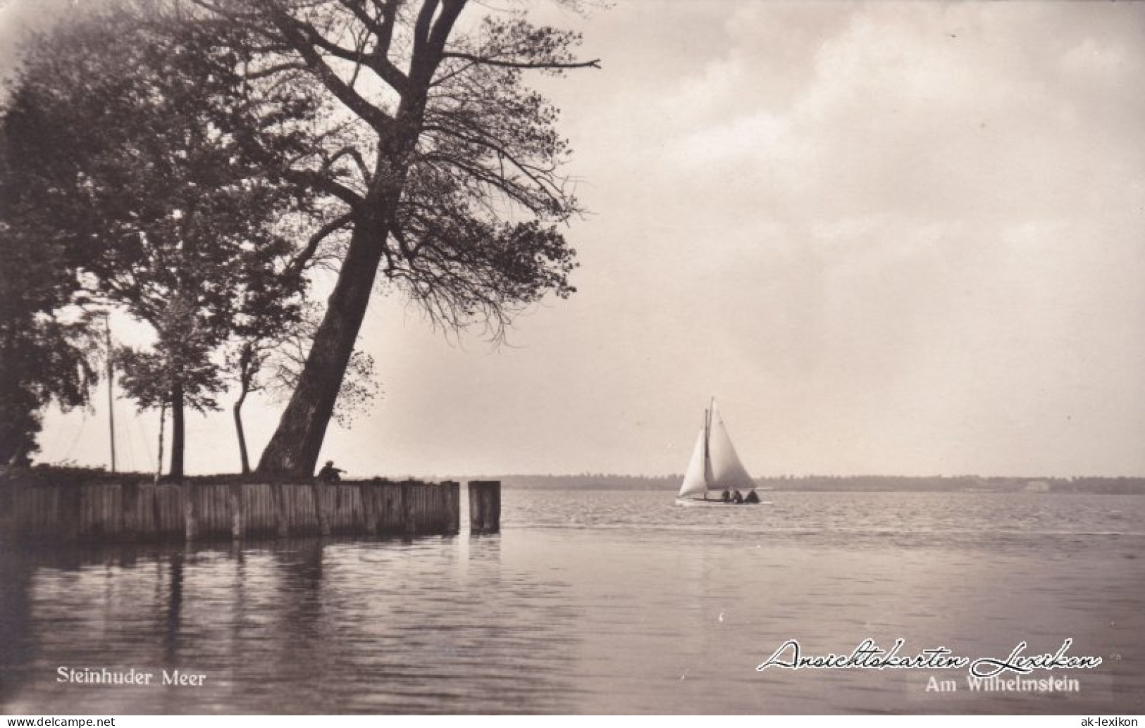 Ansichtskarte Wunstorf Steinhuder Meer - Am Wilhelmstein 1932  - Wunstorf