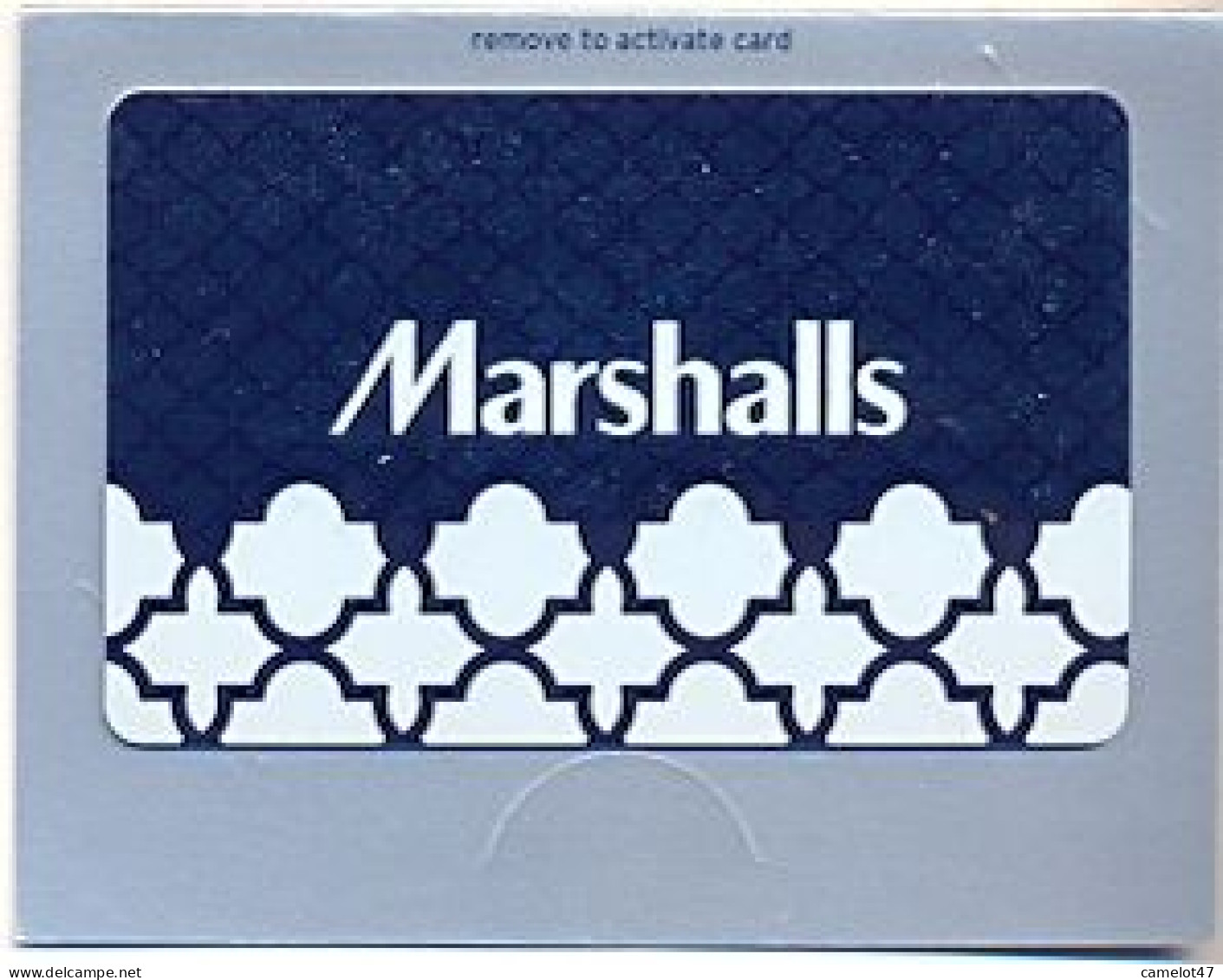 Marshalls  U.S.A., Carte Cadeau Pour Collection, Sans Valeur, # Marshalls-104a - Gift And Loyalty Cards