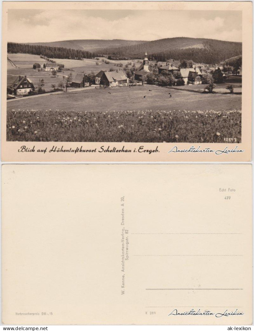 Ansichtskarte Schellerhau-Altenberg (Erzgebirge) Panorama 1960 - Schellerhau