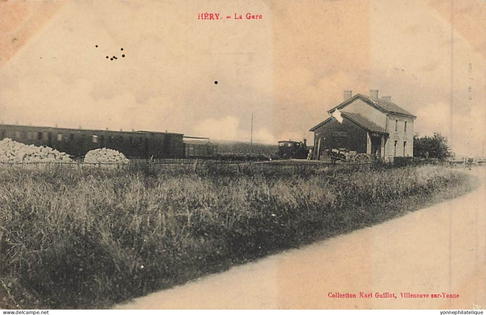 89 - YONNE - HÉRY - La Gare - Défaut Voir Scans - 11216 - Hery