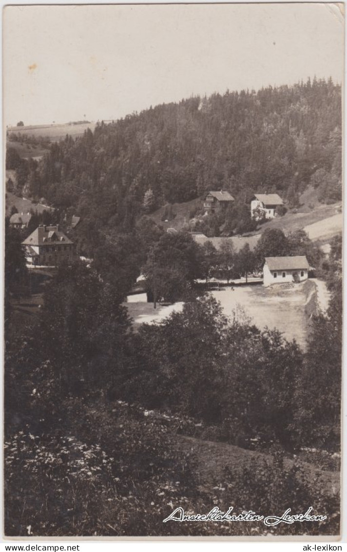 Lauenstein (Erzgebirge)-Altenberg (Erzgebirge) Blick Auf Die Stadt 1928  - Lauenstein
