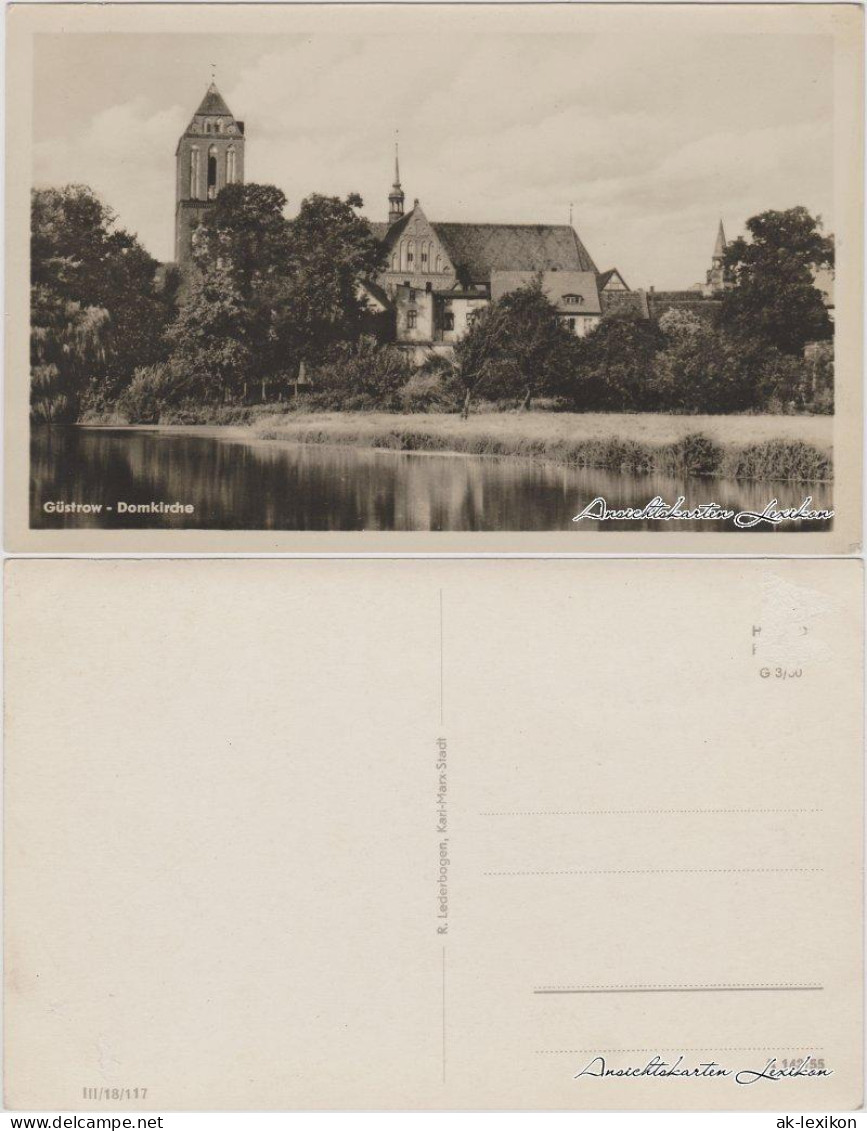 Ansichtskarte Güstrow Partie An Der Domkirche 1955  - Guestrow