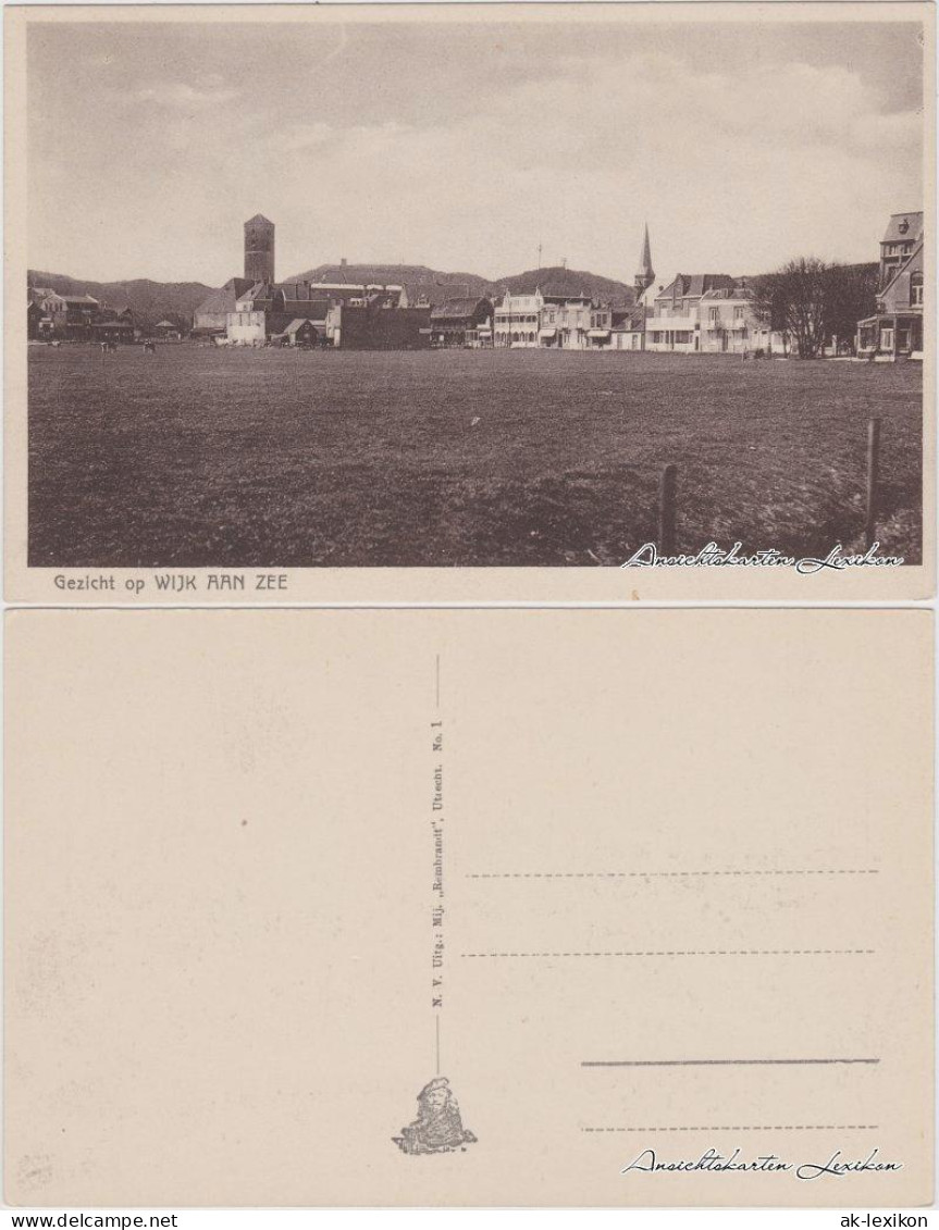 Postkaart Wijk Aan Zee Partie An Der Stadt 1918  - Wijk Aan Zee