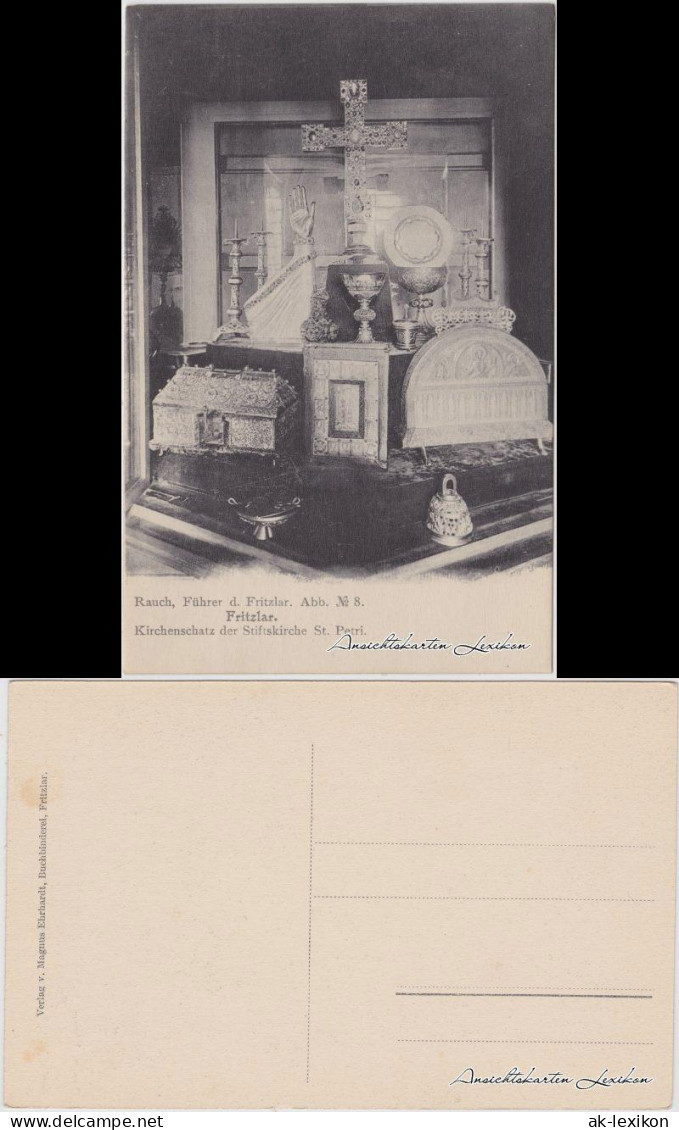 Ansichtskarte Fritzlar Kirche - Kirchenschatz 1914  - Fritzlar