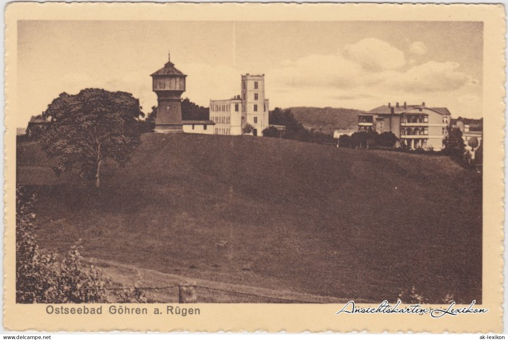 Ansichtskarte Göhren (Rügen) Wassertum Und Villen 1918  - Goehren