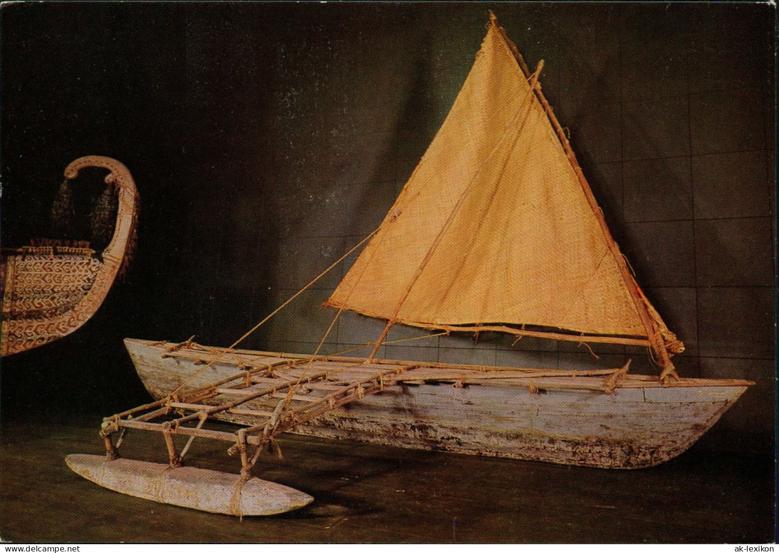 Dahlem-Berlin Museum Für Völkerkunde Segelboot Kiribati  Mikronesien 1980 - Dahlem