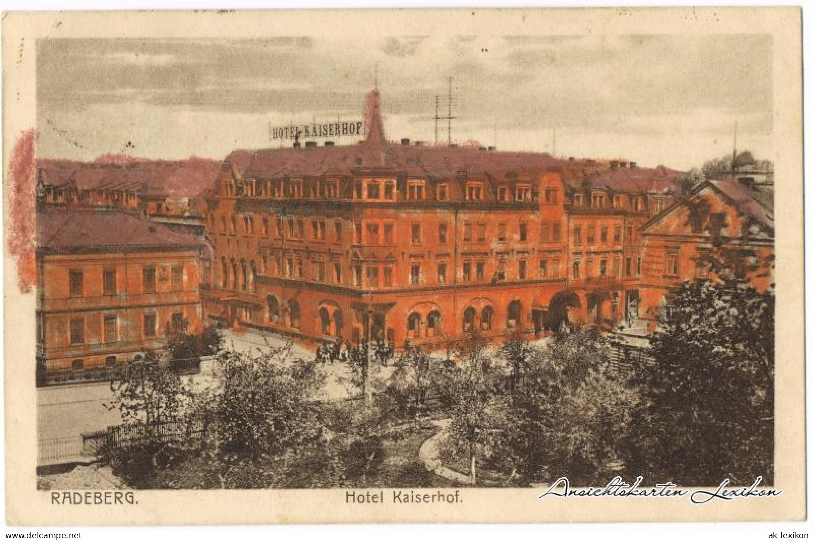 Ansichtskarte Radeberg Hotel Kaiserhof 1926 - Radeberg