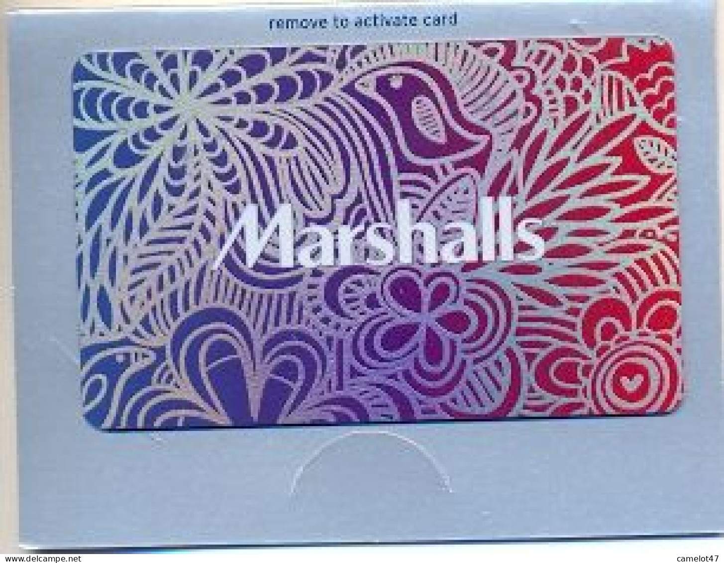 Marshalls  U.S.A., Carte Cadeau Pour Collection, Sans Valeur, # Marshalls-105a - Treuekarten