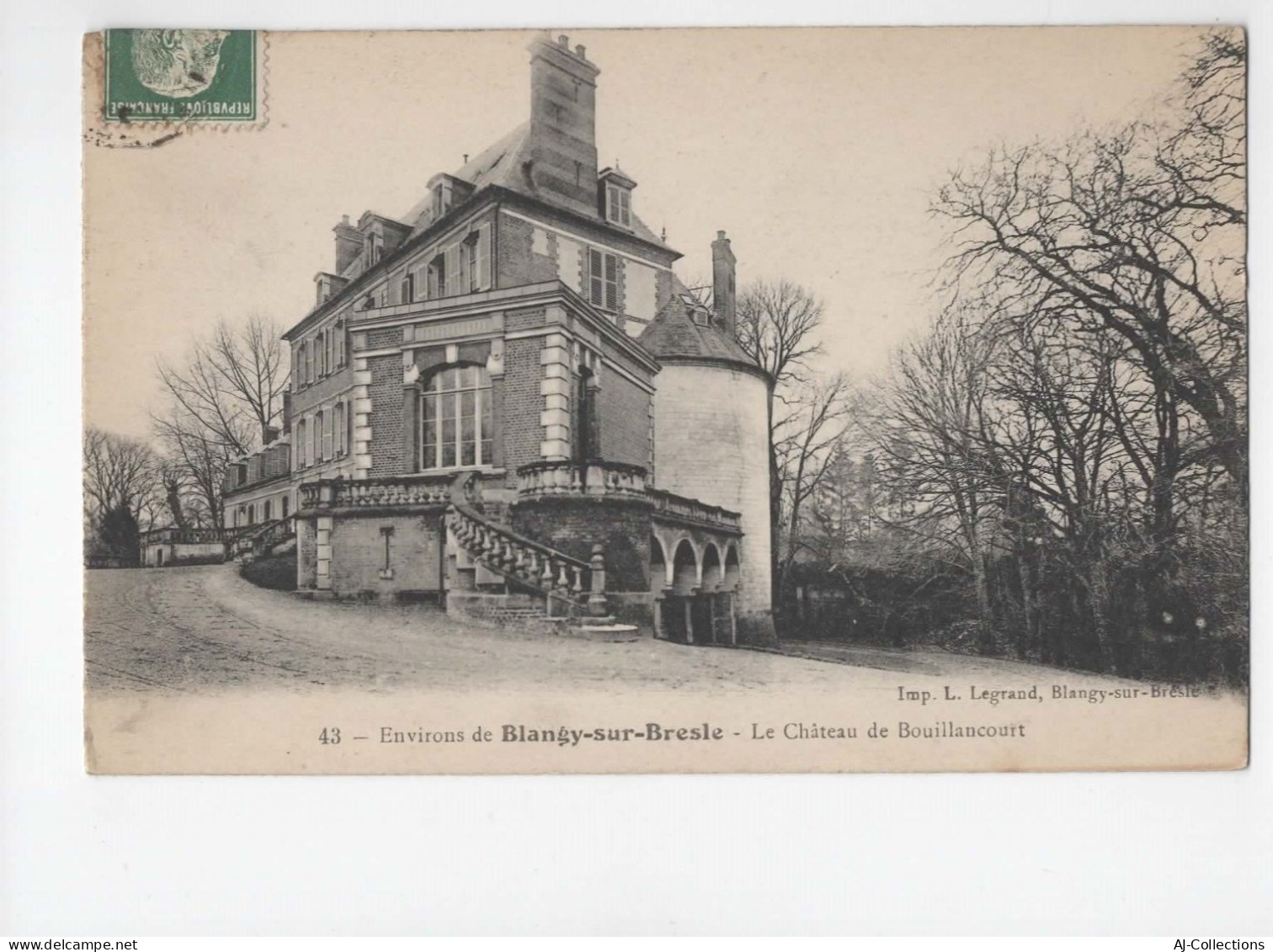 AJC - Envrions De Blangy Sur Bresle Le Chateau De Bouillancourt - Blangy-sur-Bresle