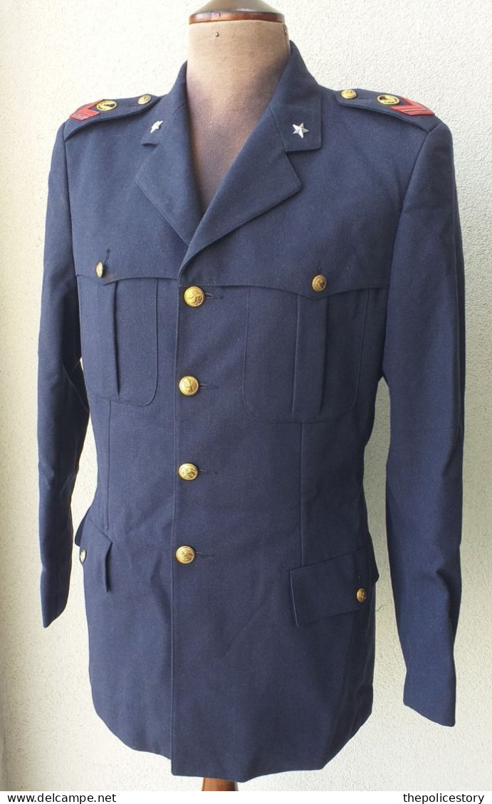 Giacca Pantaloni Vintage Anni 80 Da Aviere Scelto Della VAM Aeronautica Militare - Uniforms