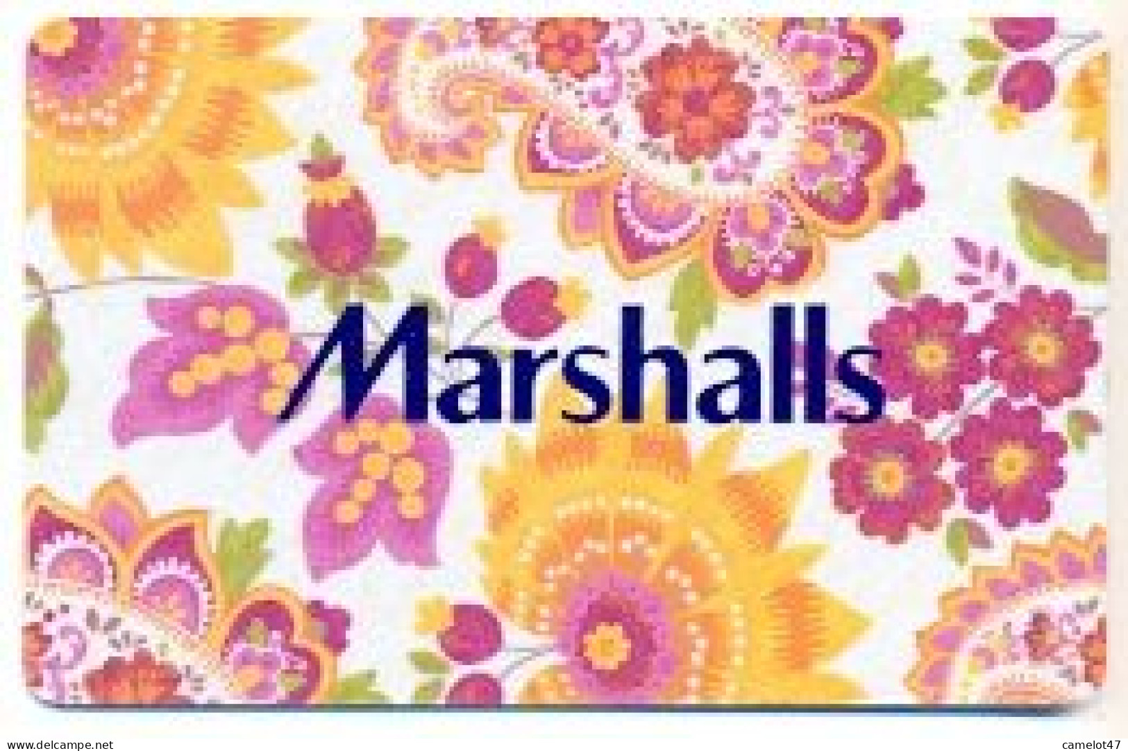 Marshalls  U.S.A., Carte Cadeau Pour Collection, Sans Valeur, # Marshalls-108 - Gift And Loyalty Cards