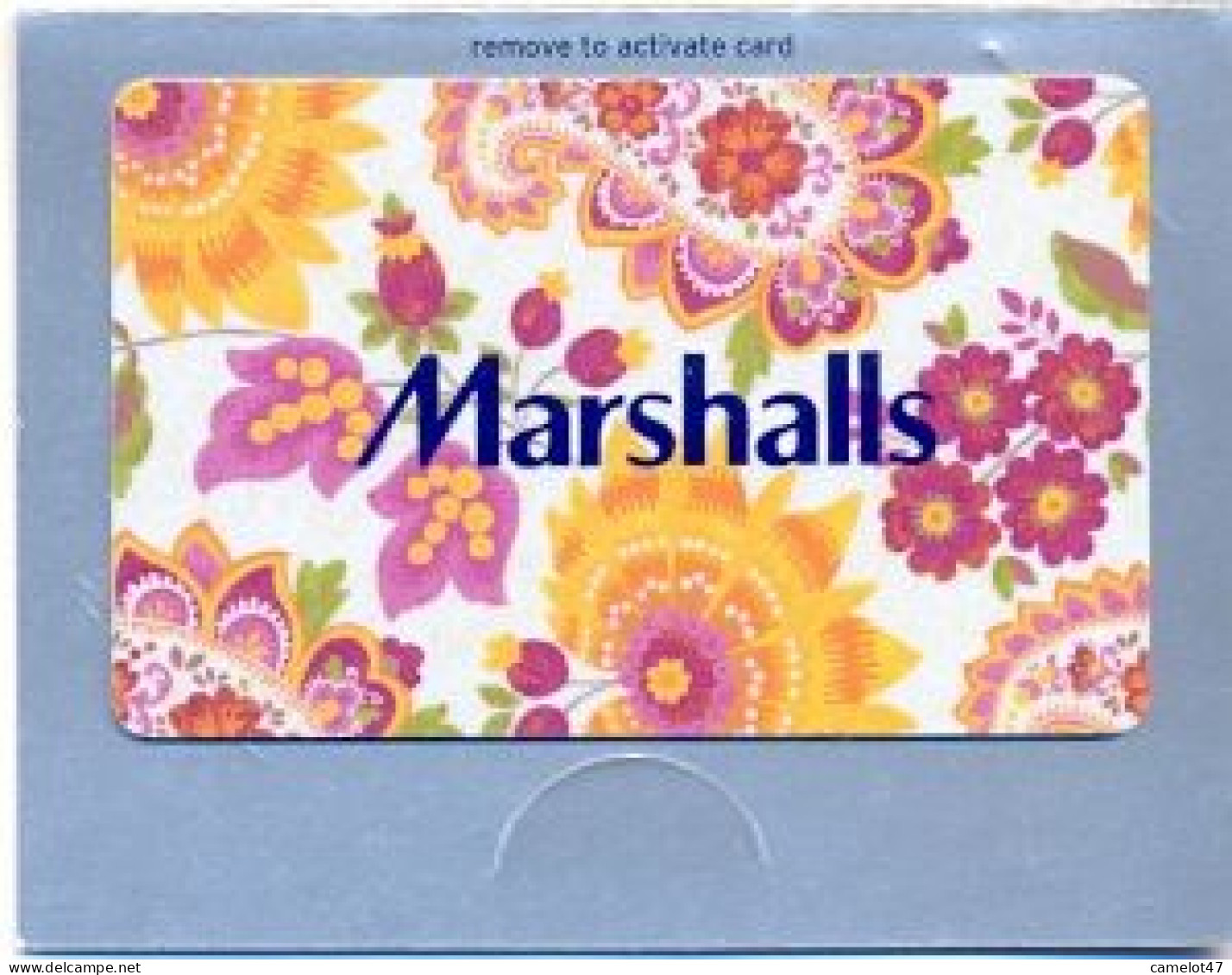 Marshalls  U.S.A., Carte Cadeau Pour Collection, Sans Valeur, # Marshalls-108a - Gift And Loyalty Cards