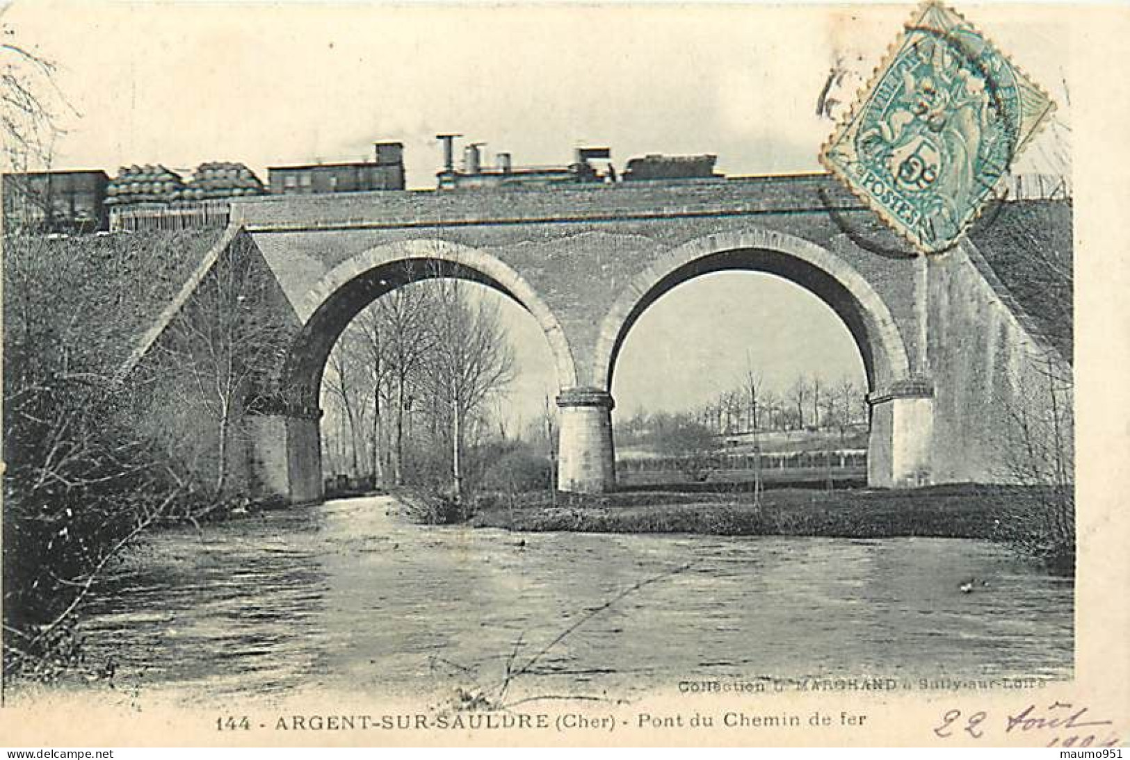 18 ARGENT SUR SAULDRE -Pont Du Chemin De Fer - Argent-sur-Sauldre