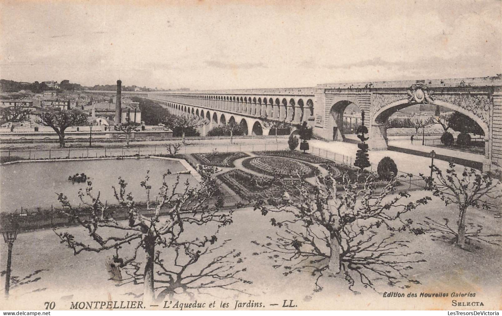 FRANCE - Montpellier - L'Aqueduc Et Les Jardins - Carte Postale Ancienne - Montpellier