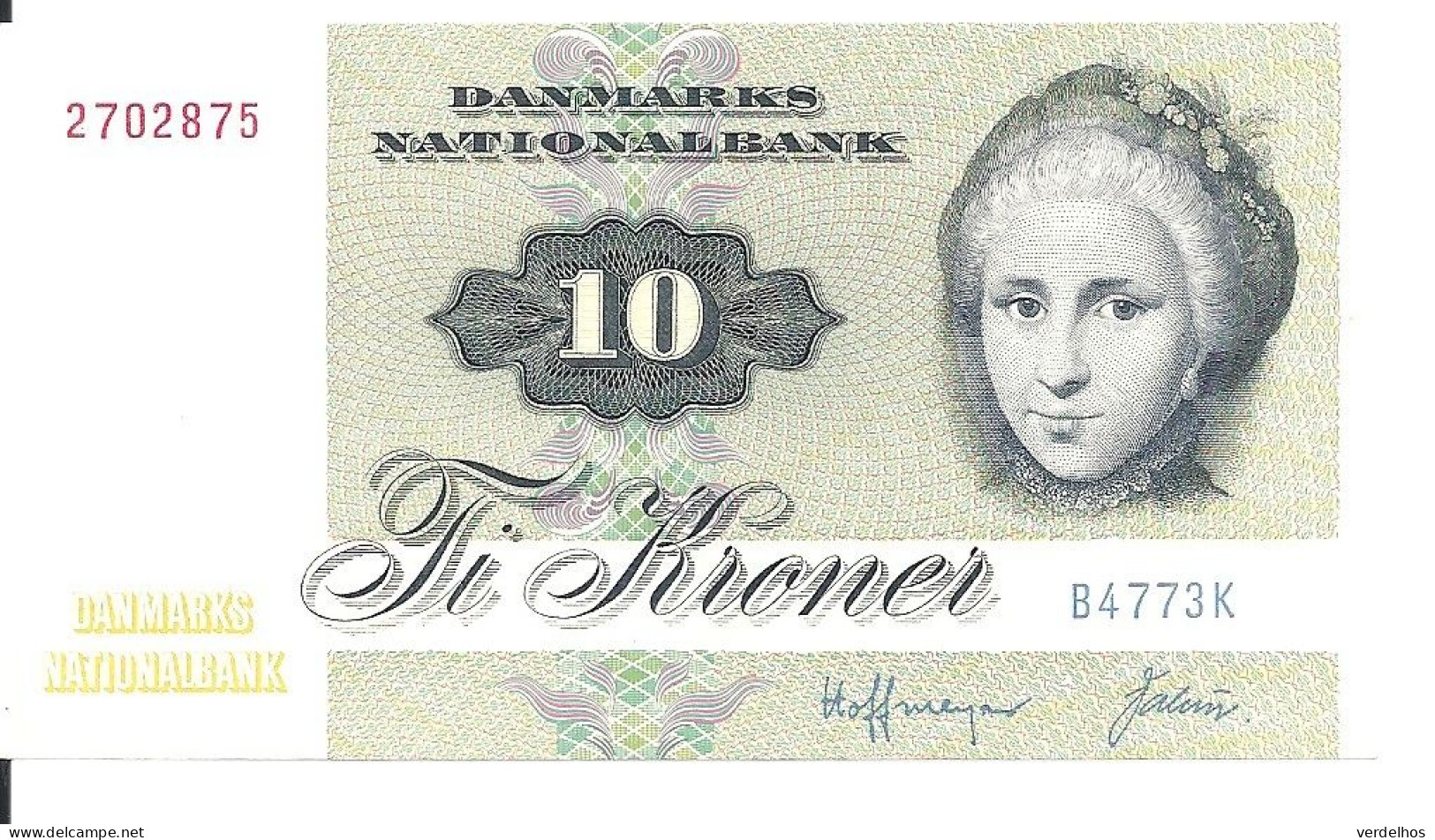 DANEMARK 10 KRONER 1972-77 UNC P 48 G - Dinamarca