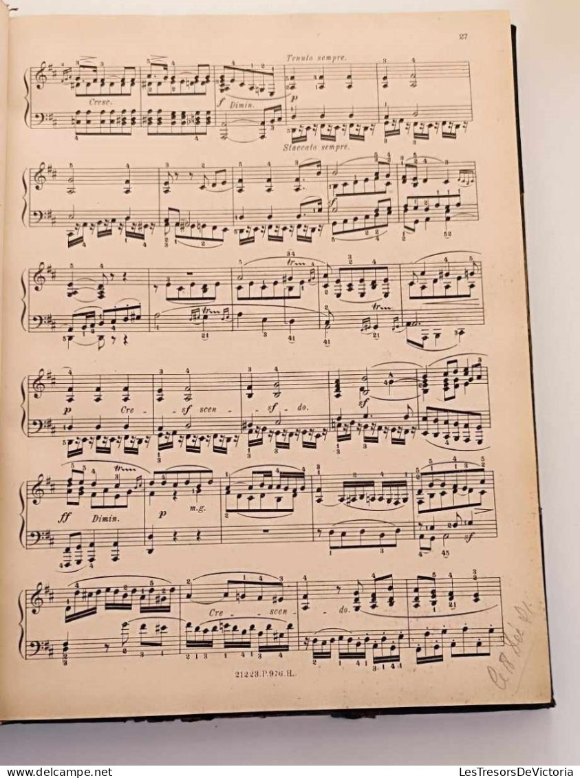 Livre De Partitions - Beethoven - Sonates Pour Piano - Nouvelle édition Revue Et Doigtée Par L. Diemer - Dim:23/30cm - Partitions Musicales Anciennes