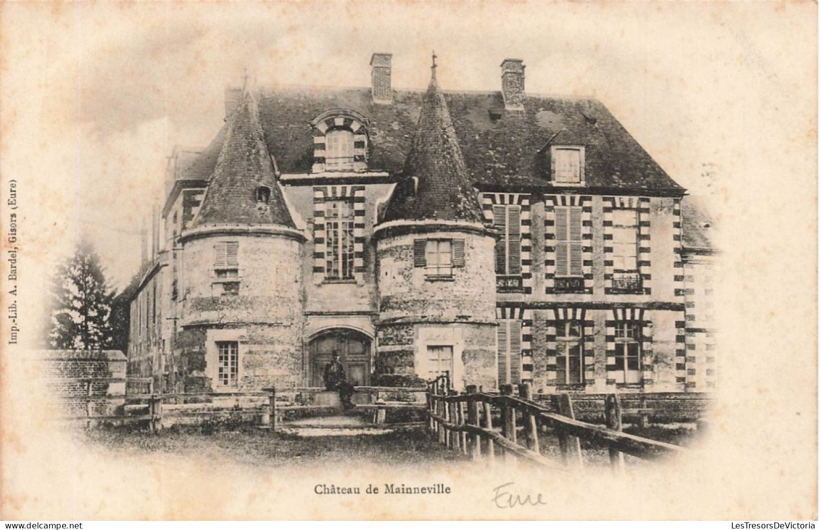 FRANCE - Château De Mainneville - Carte Postale Ancienne - Les Andelys
