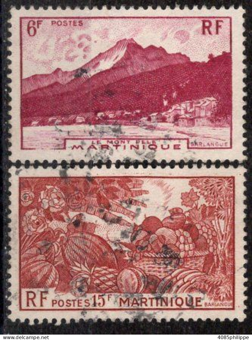 Martinique Timbres-poste N°237 & 239 Oblitérés TB Cote : 2€50 - Gebraucht