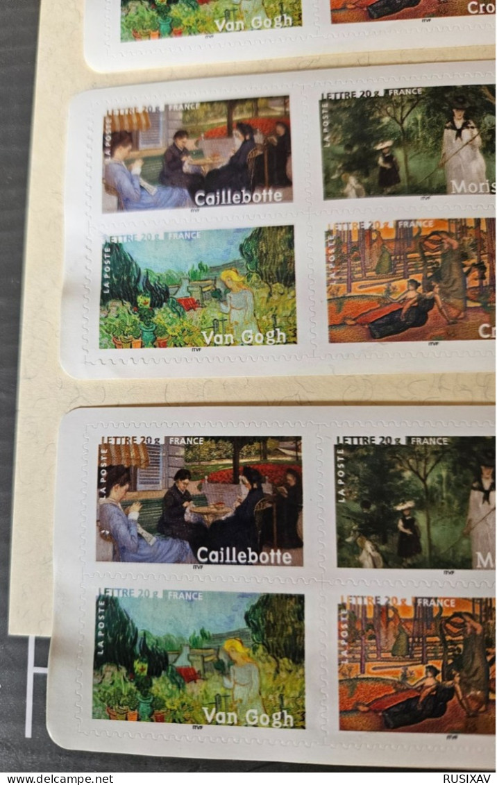 France 2006 Lot De 5 Carnets De 10 Timbres BC74 Tvp 20g "LES IMPRSSIONISTES" Abimés Voir Photos - Booklets