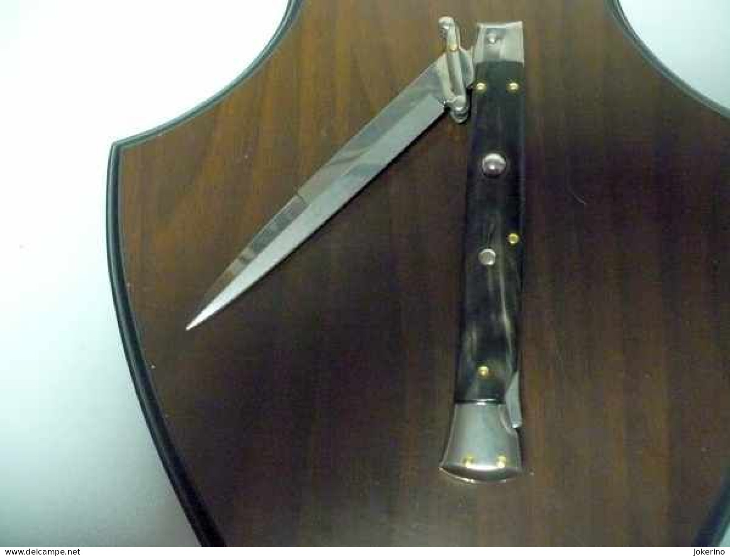 SWINGUARD-Frank Beltrame -italian stiletto- 28cm - impugnatura di corno di bufalo - modello FB 550/58B - 6